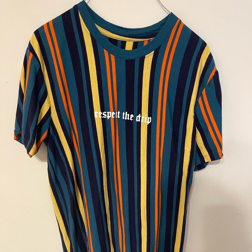 Striped colored shirt (M)